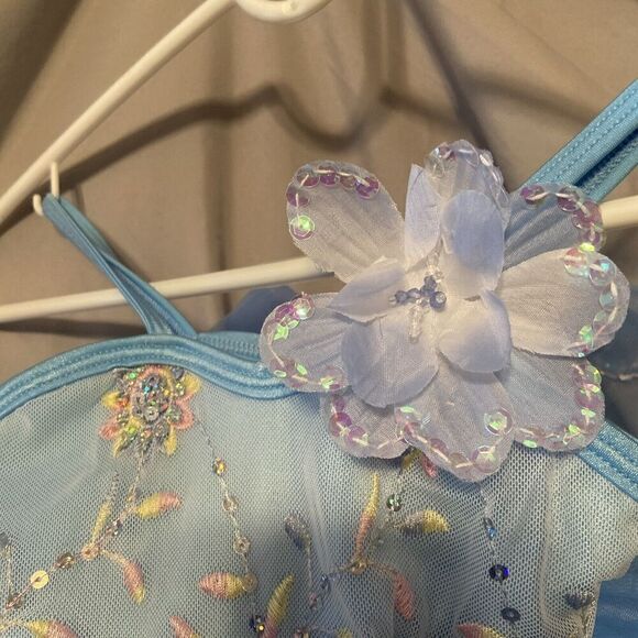 Curtain Call Costume Sky Blue Dance Ballet Size Child XS Sequin Tutu Outfit - Picture 7 of 9